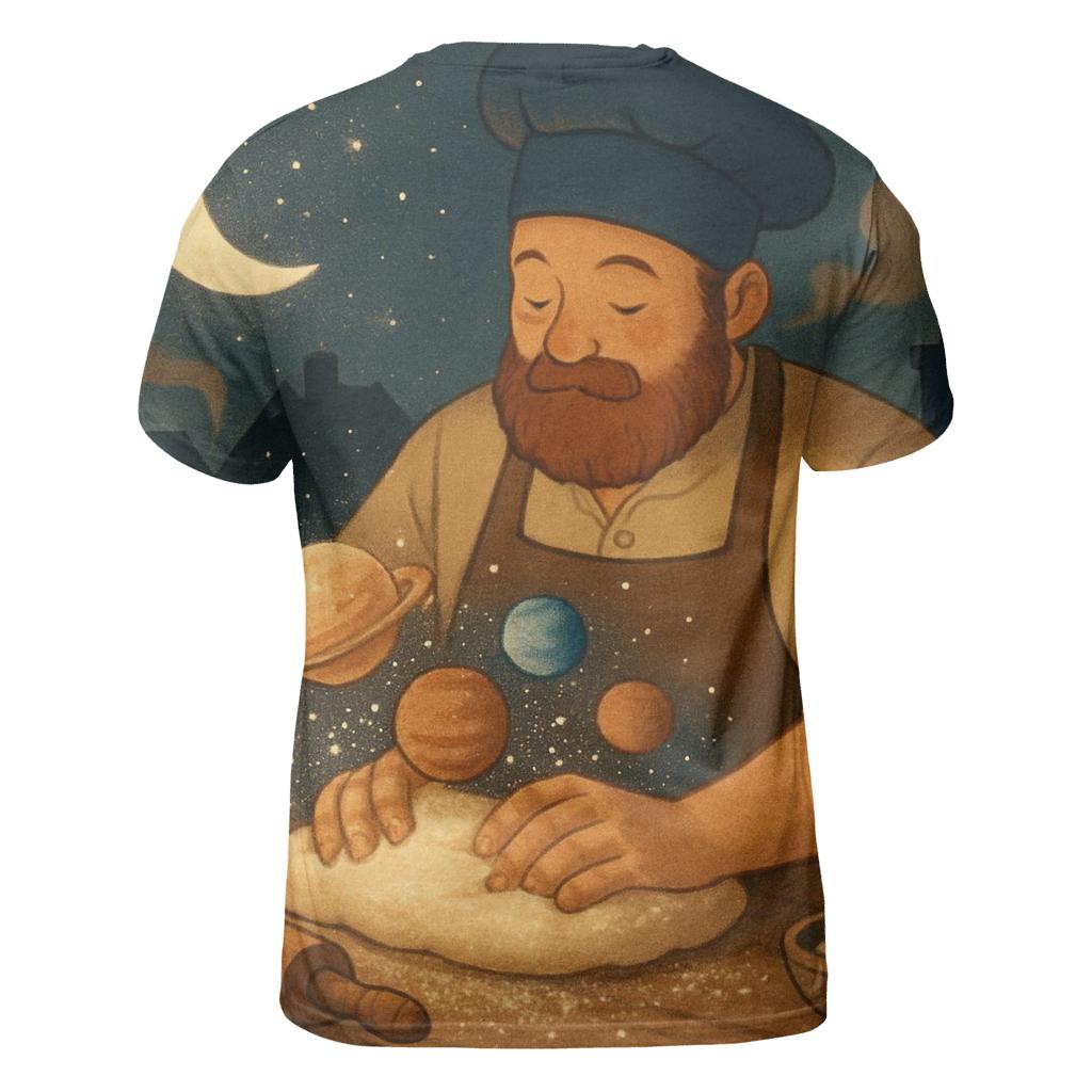 Starlit Rooftop Baker statement graphic shirts
