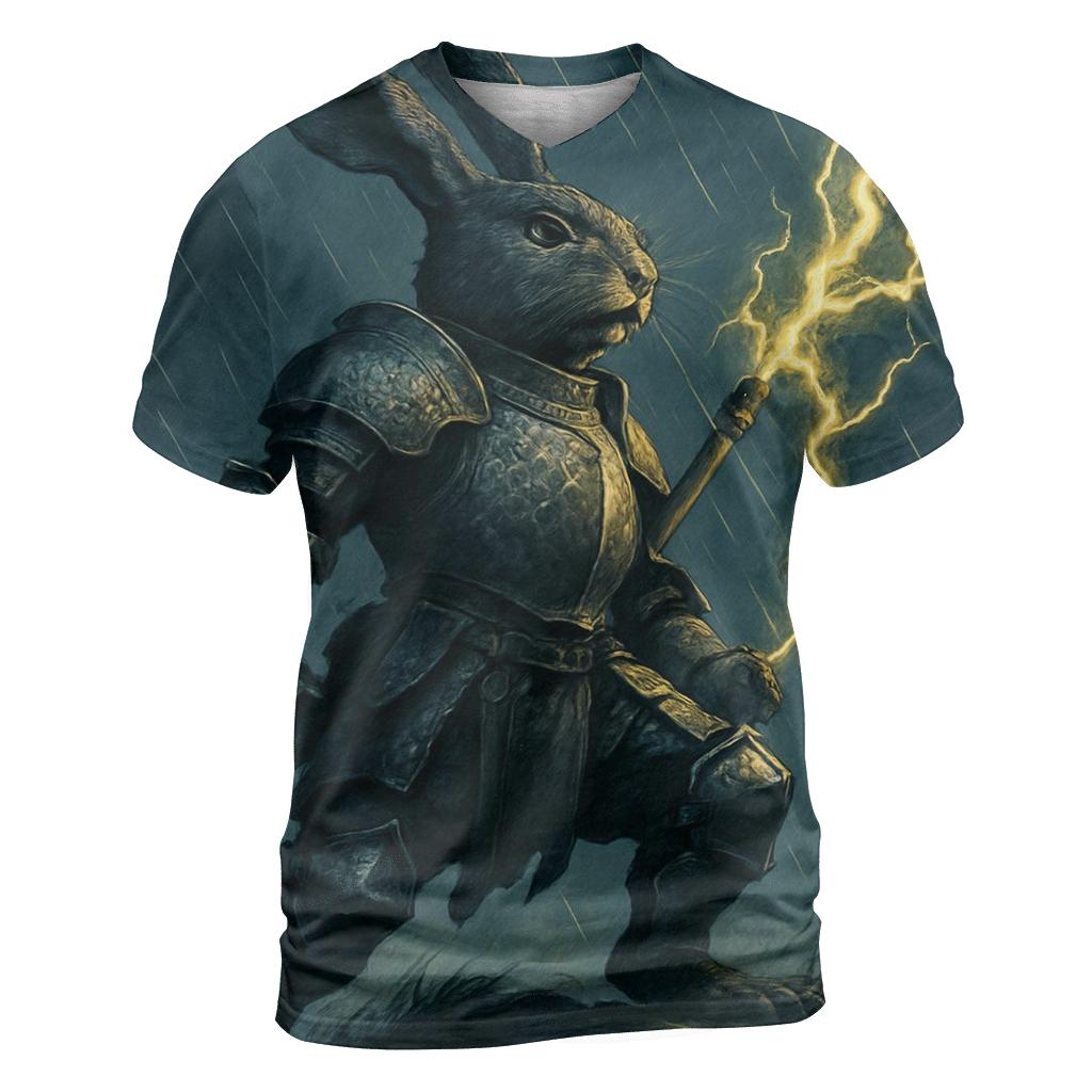 Thunderclad Hare statement graphic shirts