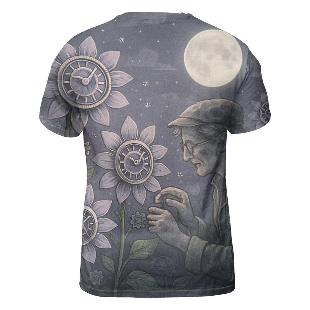 Moonflower Mechanist unique graphic print tees
