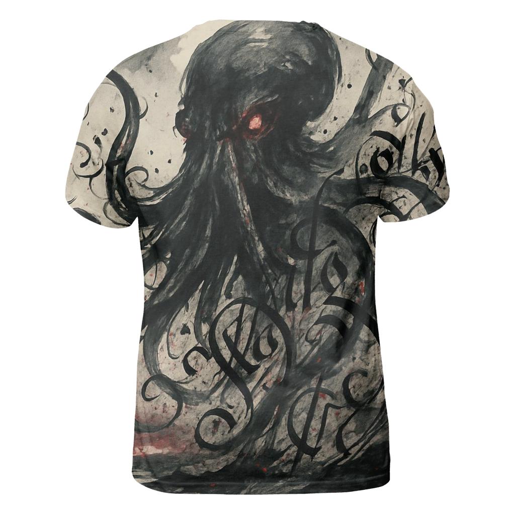 Inkstorm Kraken trendy printed shirt styles
