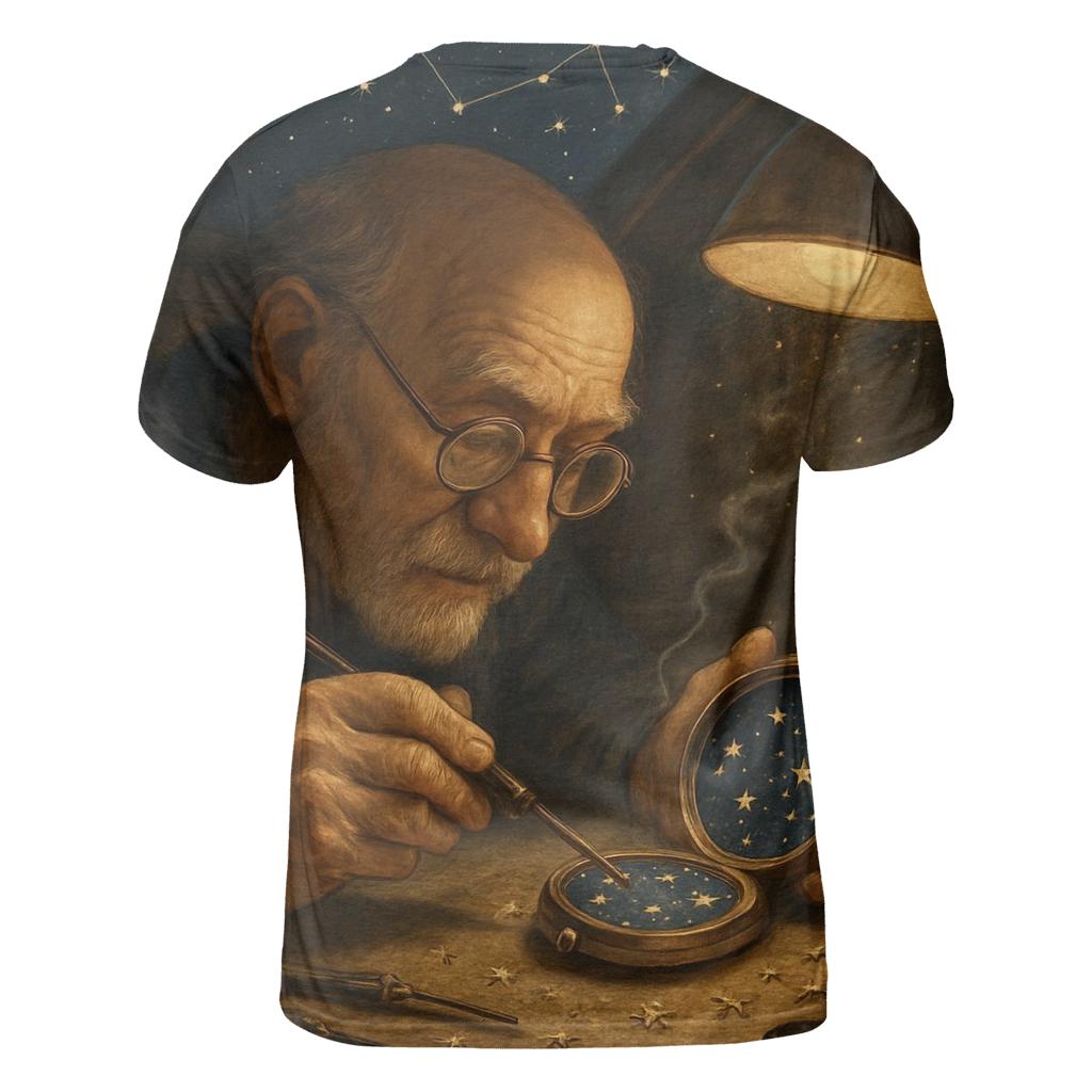 Glimmering Night Tinkerer creative print fashion shirts
