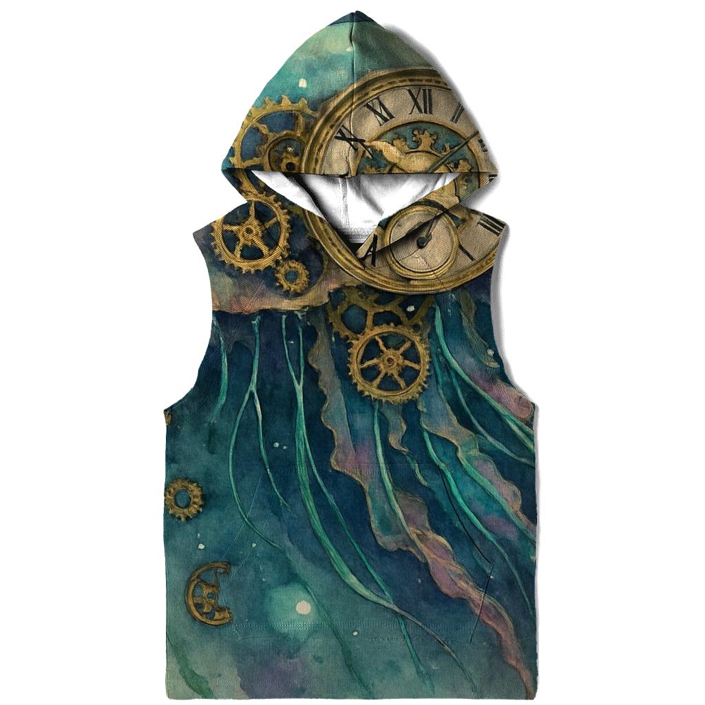 Clockwork Jellyfish printed hoodies