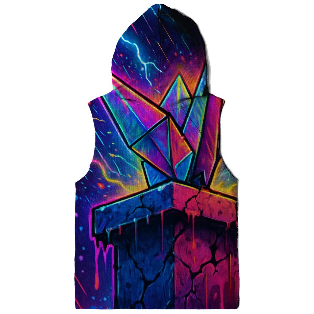 Neon Paper Crane hoodie designs