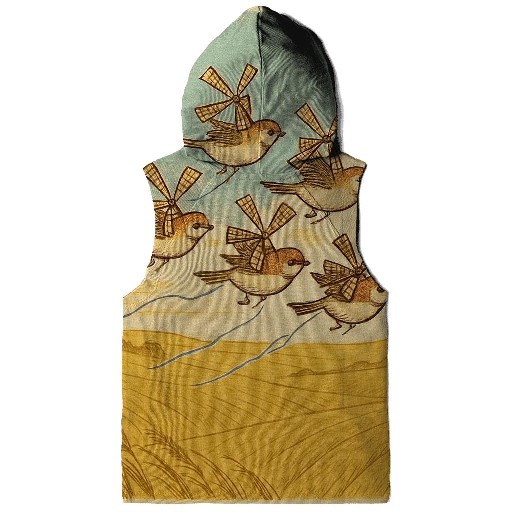 Windmill Sparrow Squadron embroidered hoodies