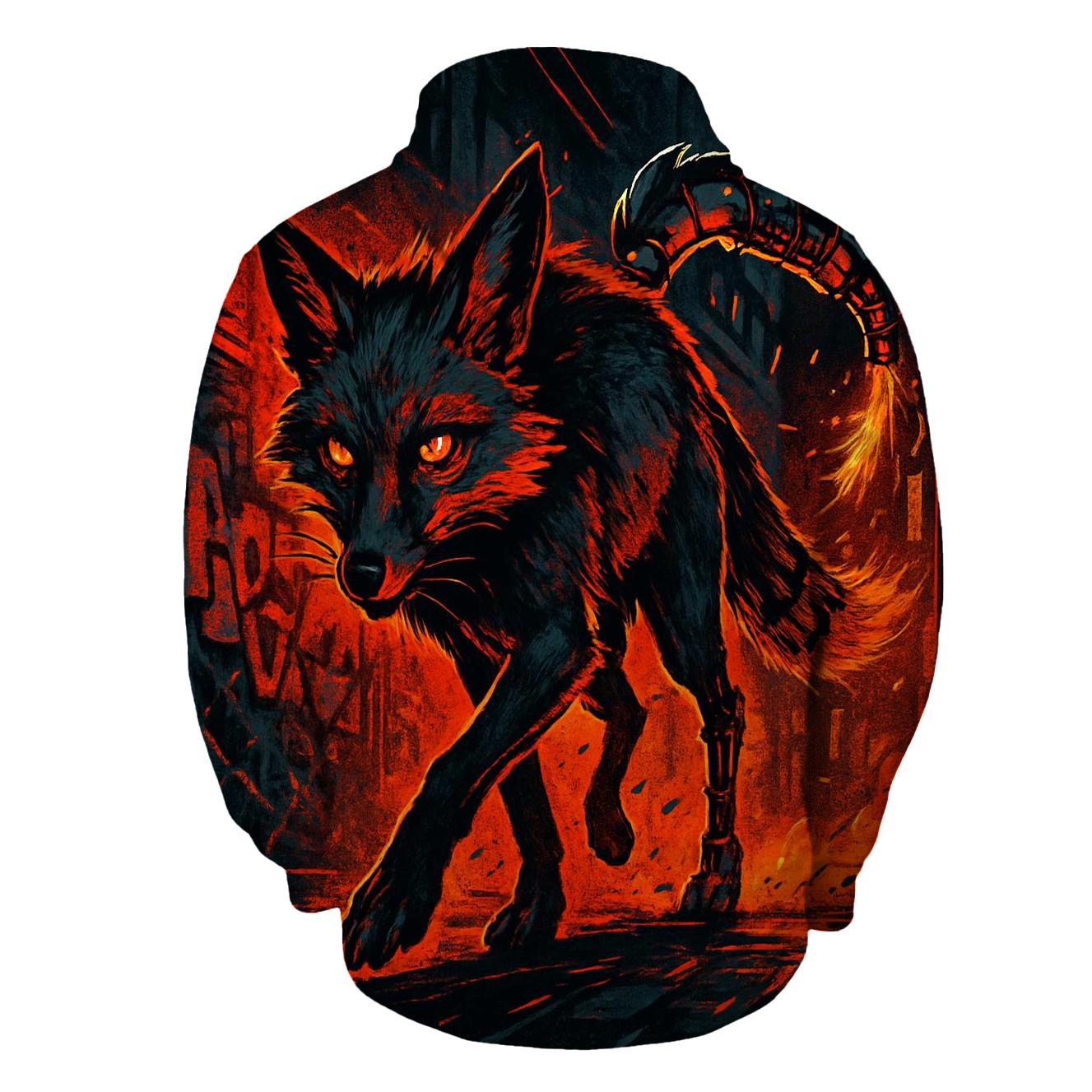 Rust City Fox hoodie designs