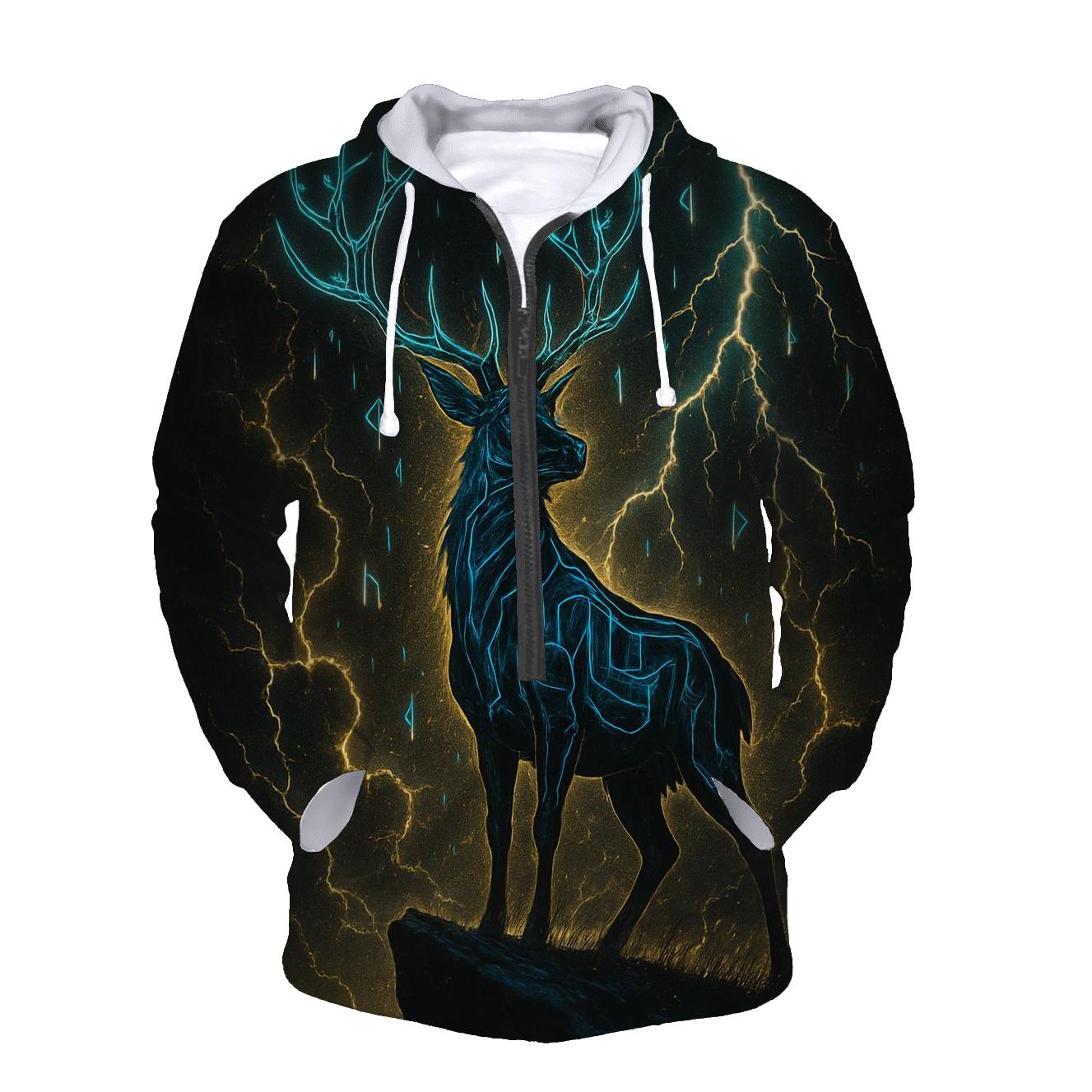 Circuitry Stag lightweight hoodies