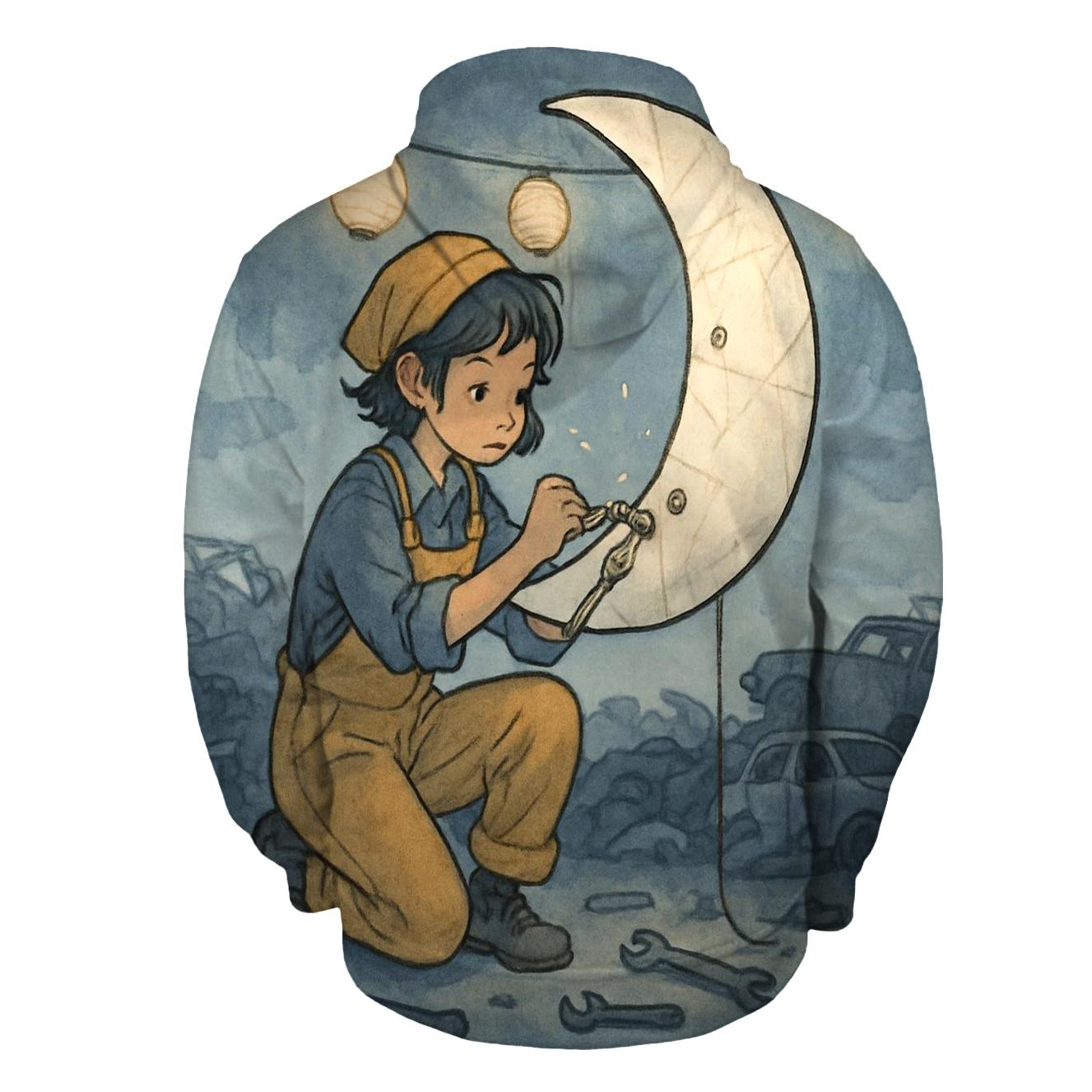 Paper Moon Mechanic zip-up hoodies