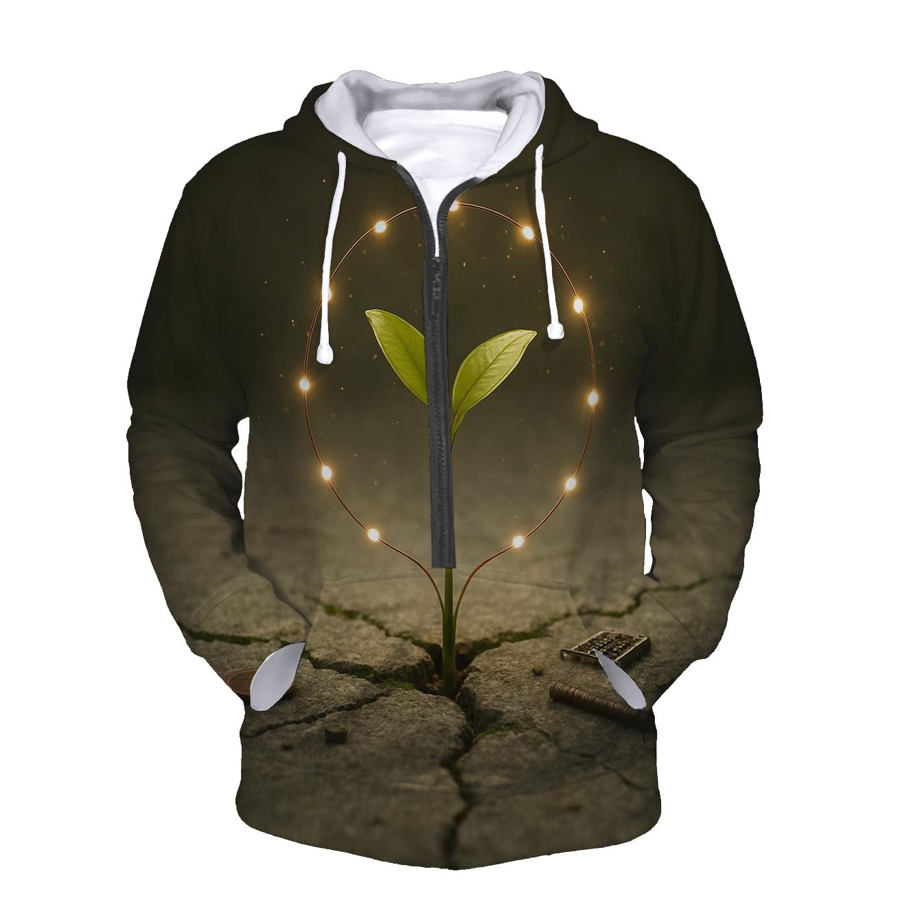 Concrete Garden Sprout pullover hoodies