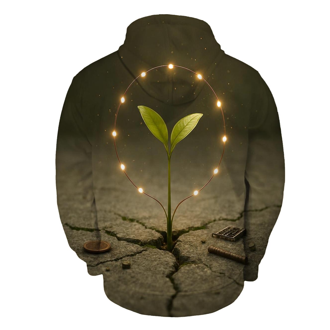 Concrete Garden Sprout pullover hoodies