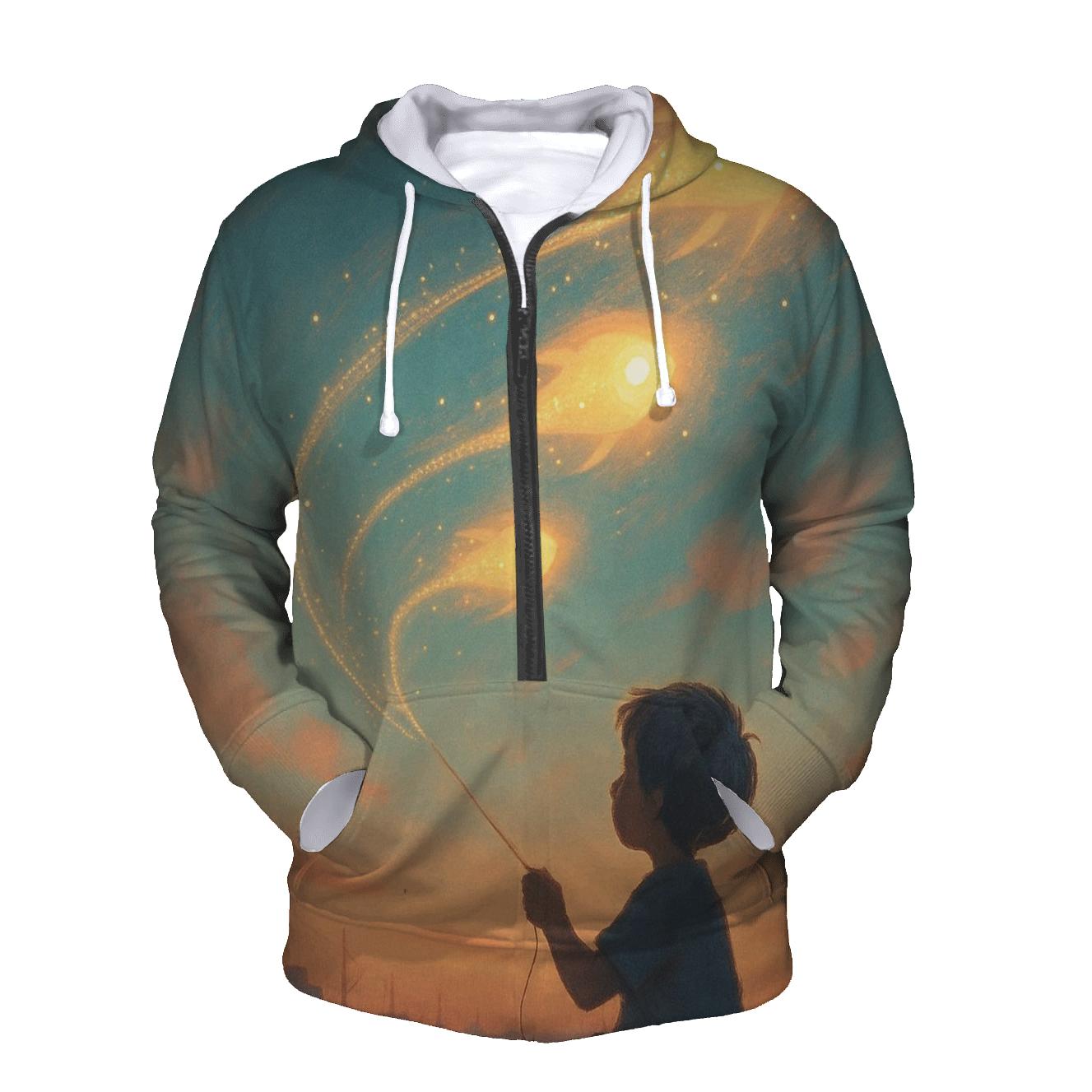 Celestial Kite Fisher zip-up hoodies