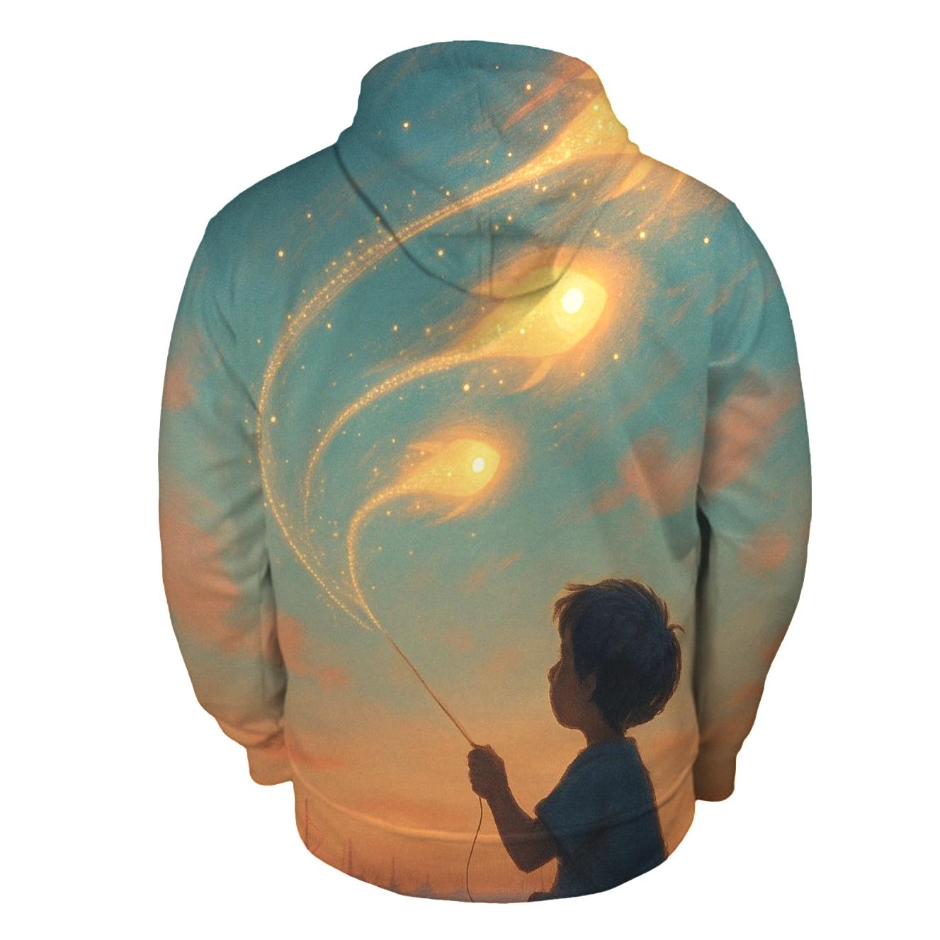 Celestial Kite Fisher zip-up hoodies