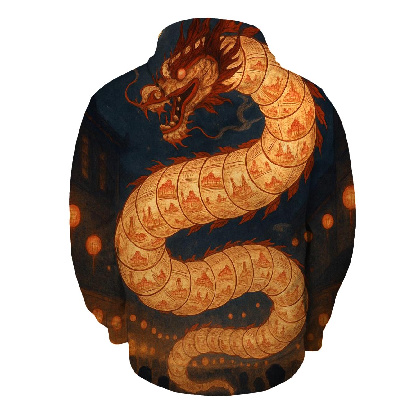 Paper Lantern Dragon lightweight hoodies