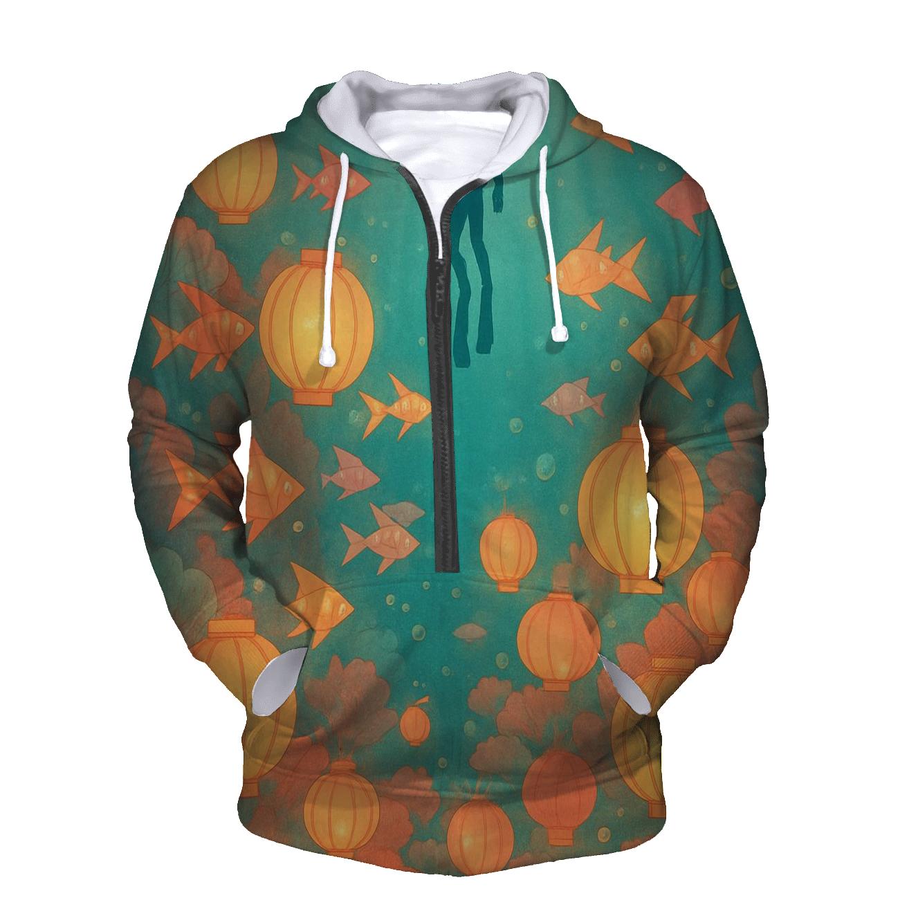 Lantern Reef Diver graphic hoodies