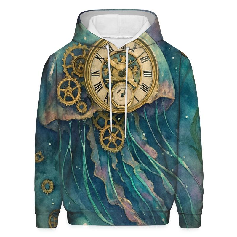 Clockwork Jellyfish printed hoodies