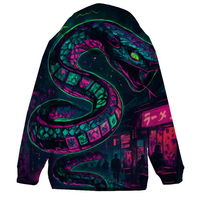 Neon Serpent Alley hoodie trends