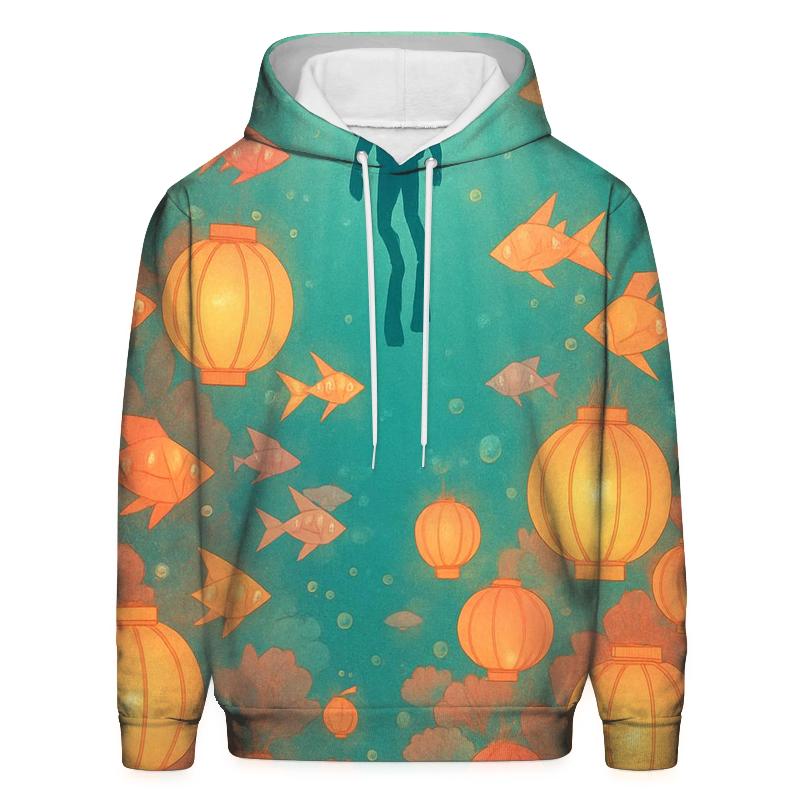 Lantern Reef Diver zip-up hoodies