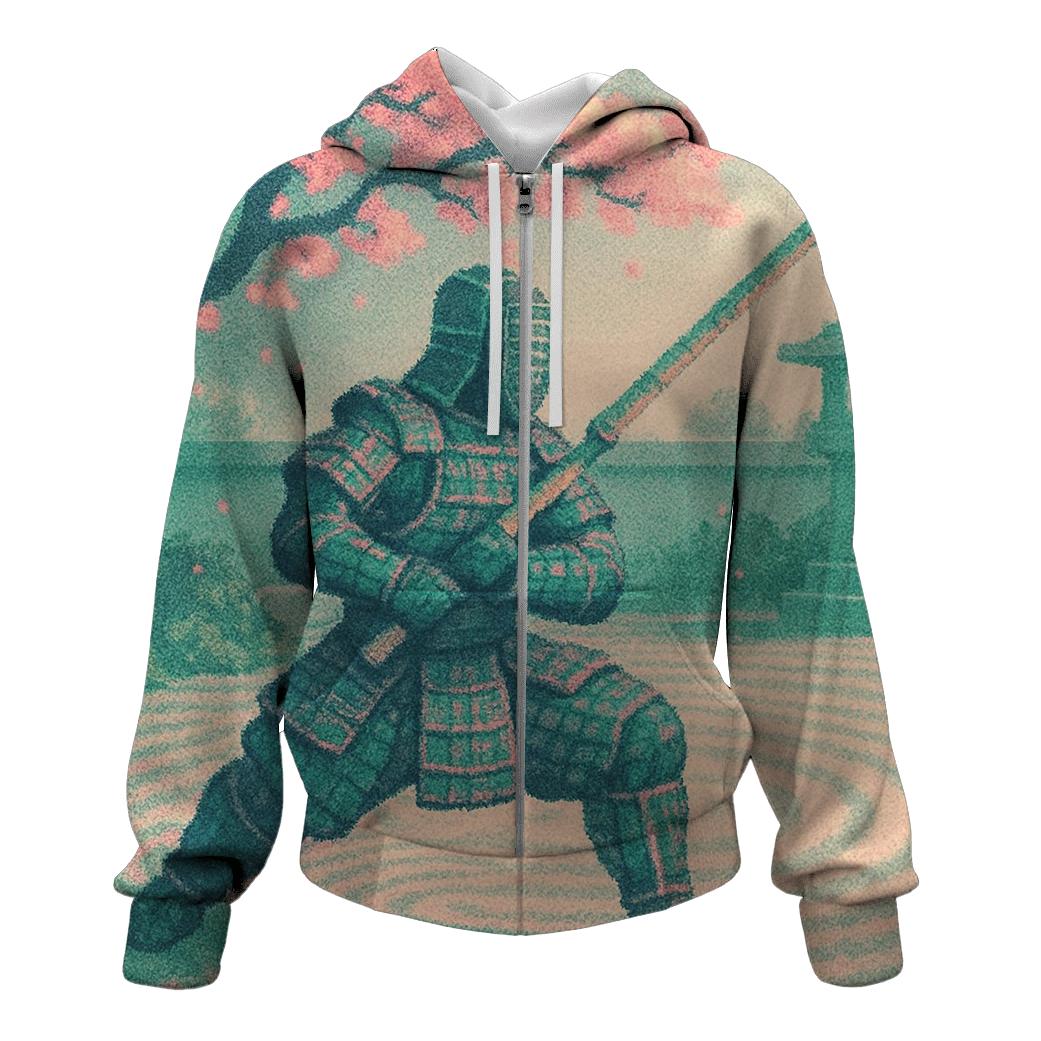 Pixel Samurai Garden custom hoodies