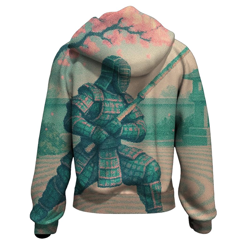 Pixel Samurai Garden custom hoodies