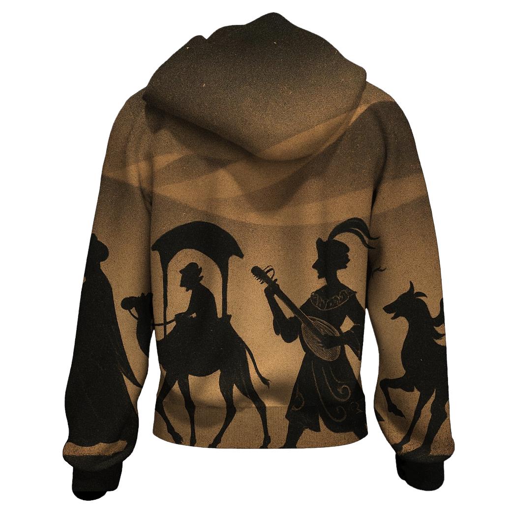 Shadow Puppet Caravan printed hoodies
