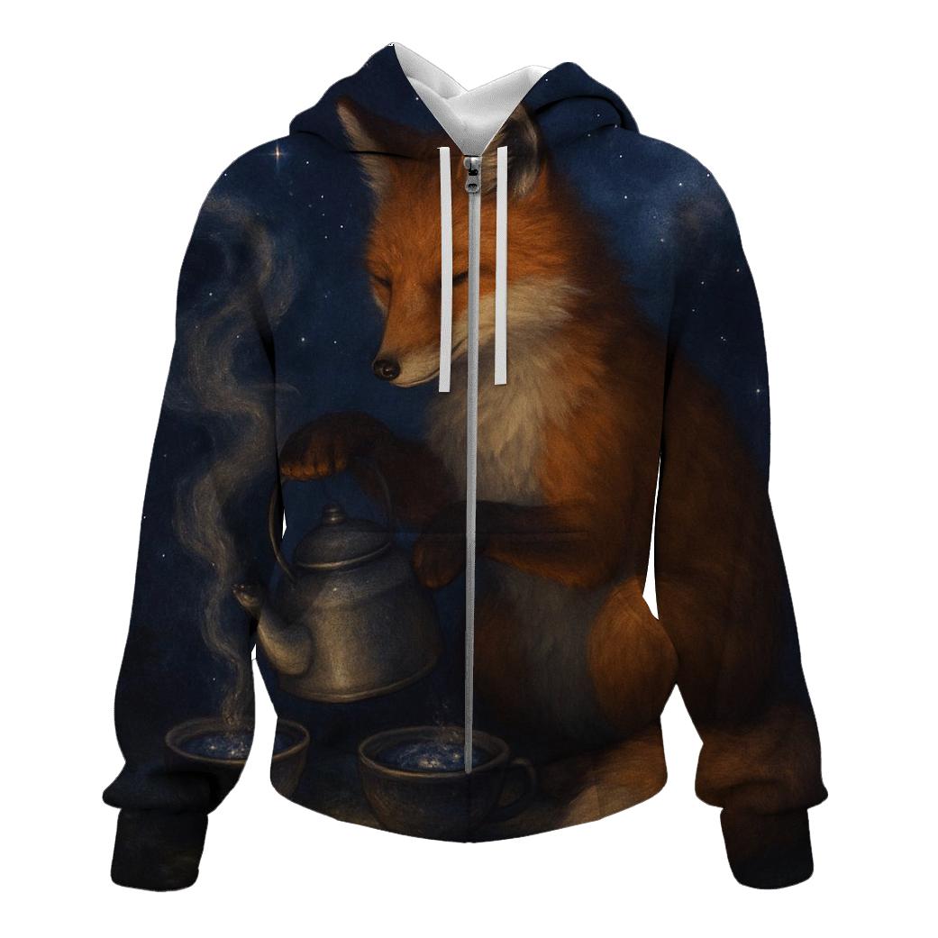 Astral Tea Fox designer hoodies