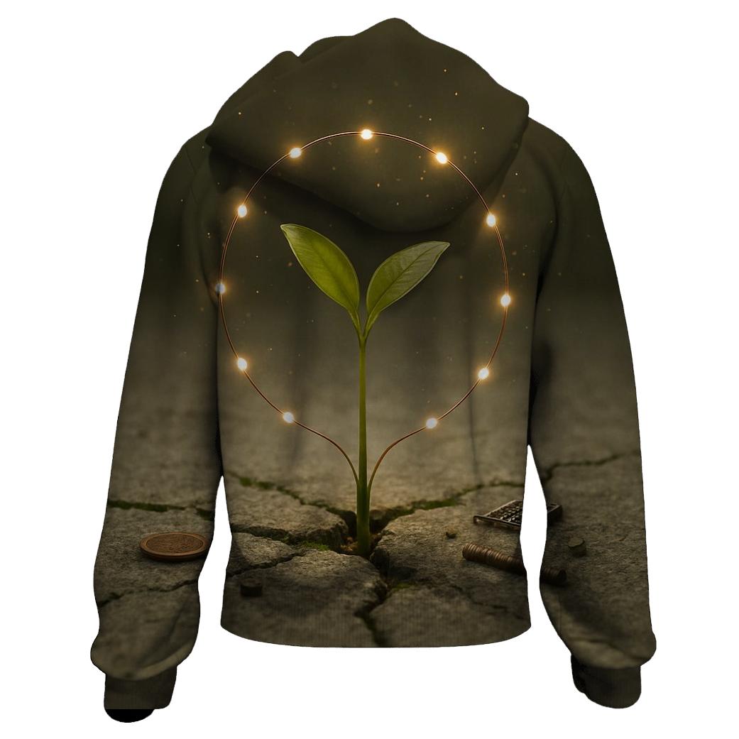 Concrete Garden Sprout lightweight hoodies