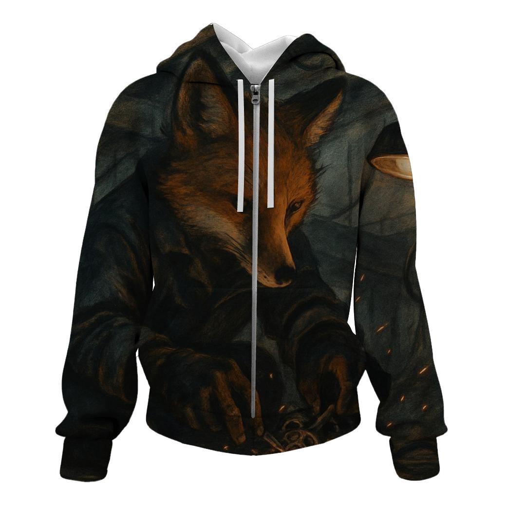 Midnight Repair Fox heavyweight hoodies