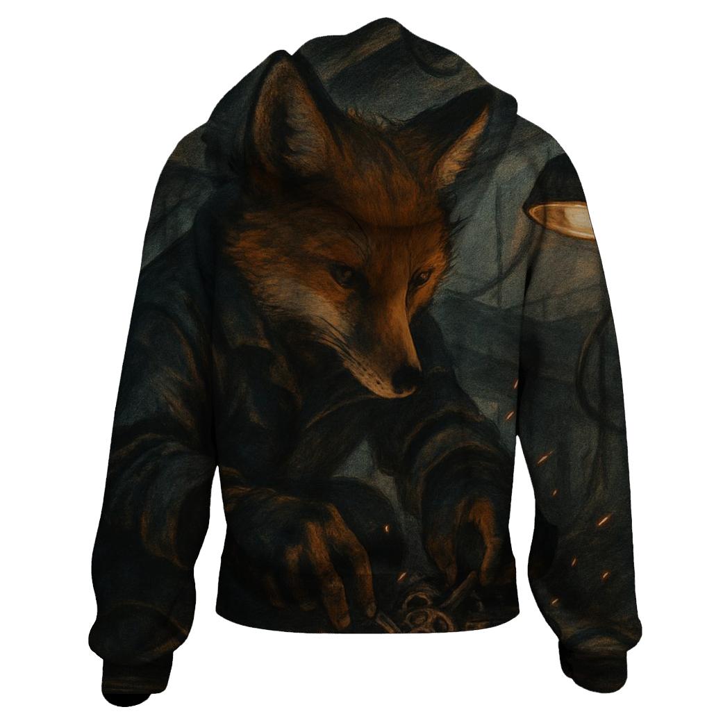 Midnight Repair Fox heavyweight hoodies