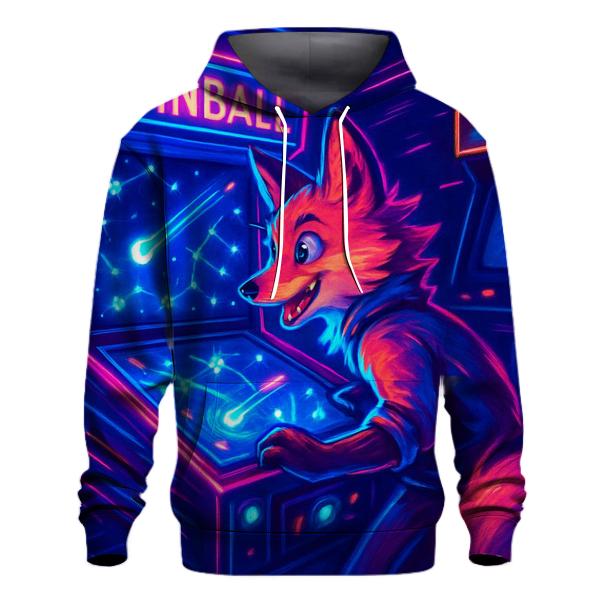 Celestial Arcade Fox pullover hoodies