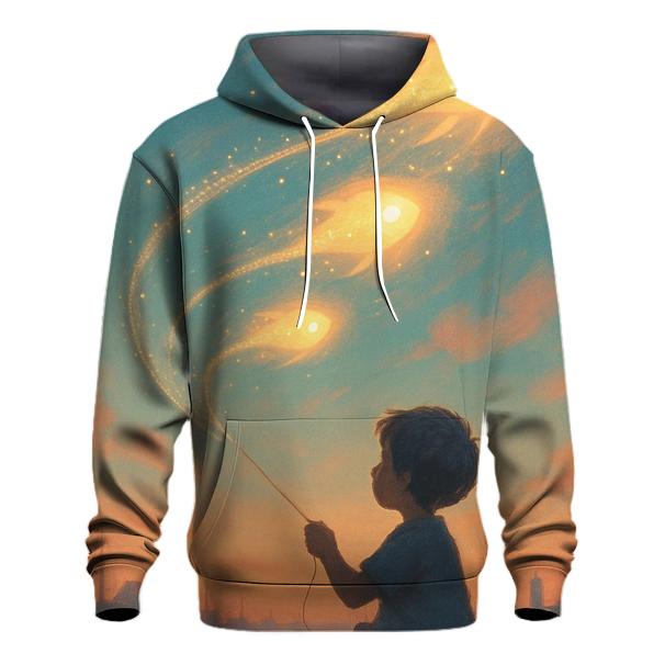 Celestial Kite Fisher graphic hoodies