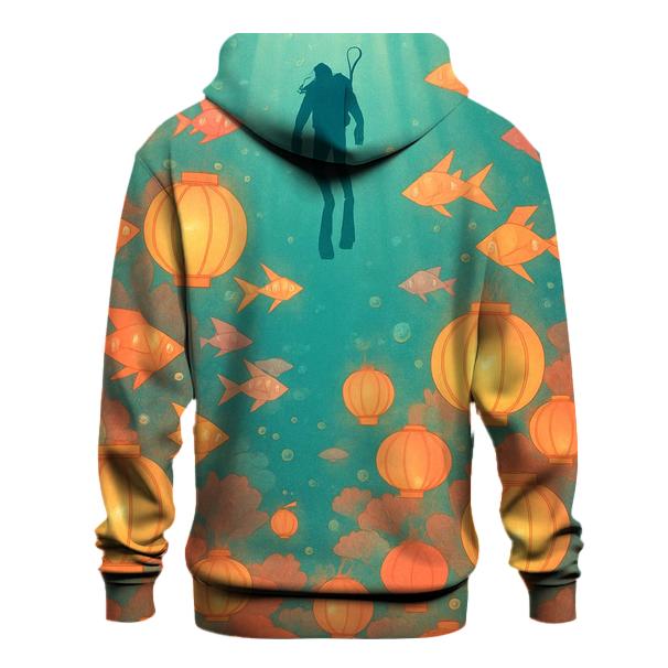Lantern Reef Diver pullover hoodies