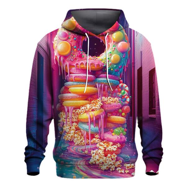 Candy Comet Cascade graphic hoodies