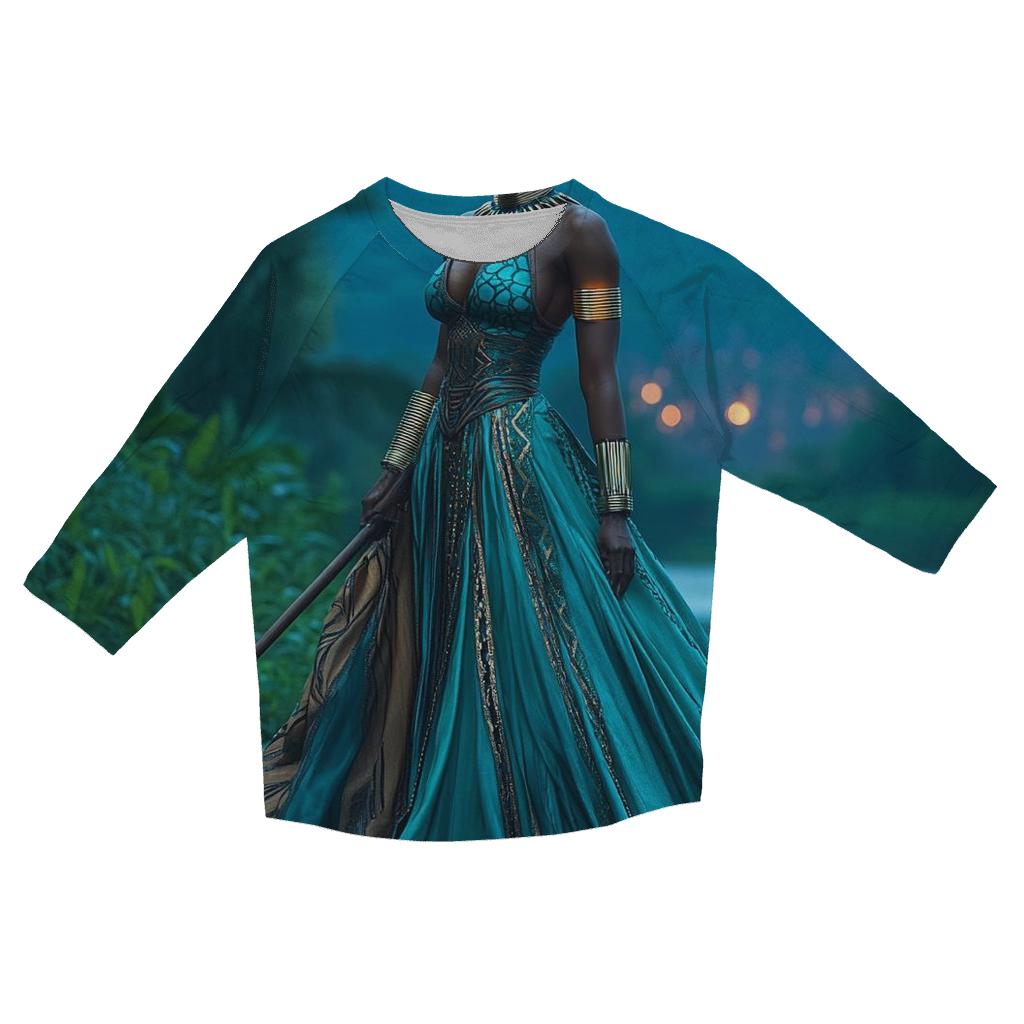 Lupita Nyongo: Wakandan Resolve, Heart Of The River Spy trendy 3/4 sleeve tops
