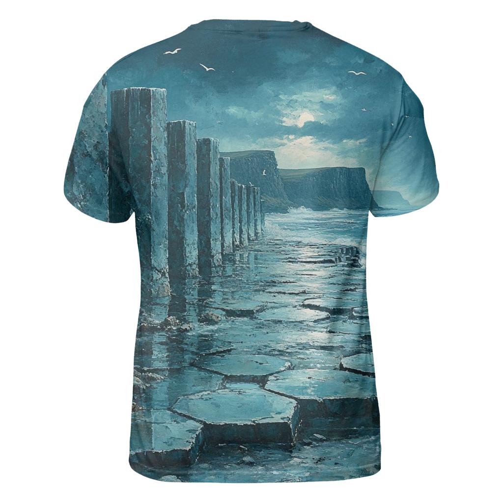 Giants Causeway - County Antrim creative print fashion shirts
