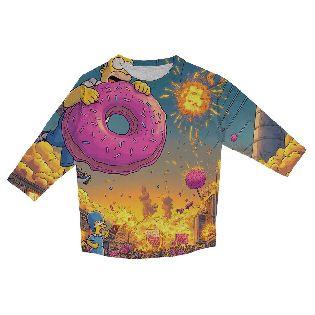 Springfield Sunset Mayhem personalized 3/4 sleeve tees