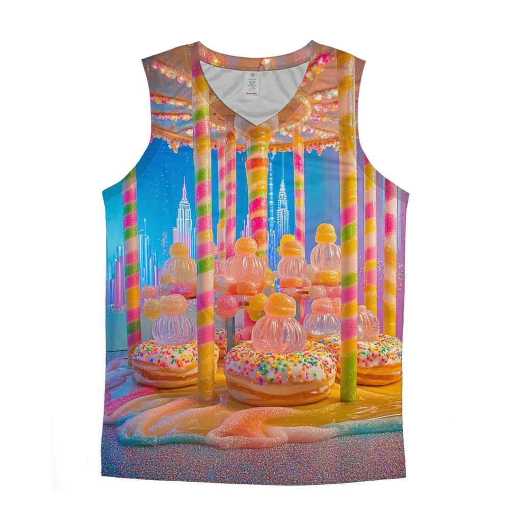 Midnight Candy Carnival sports performance tank tops