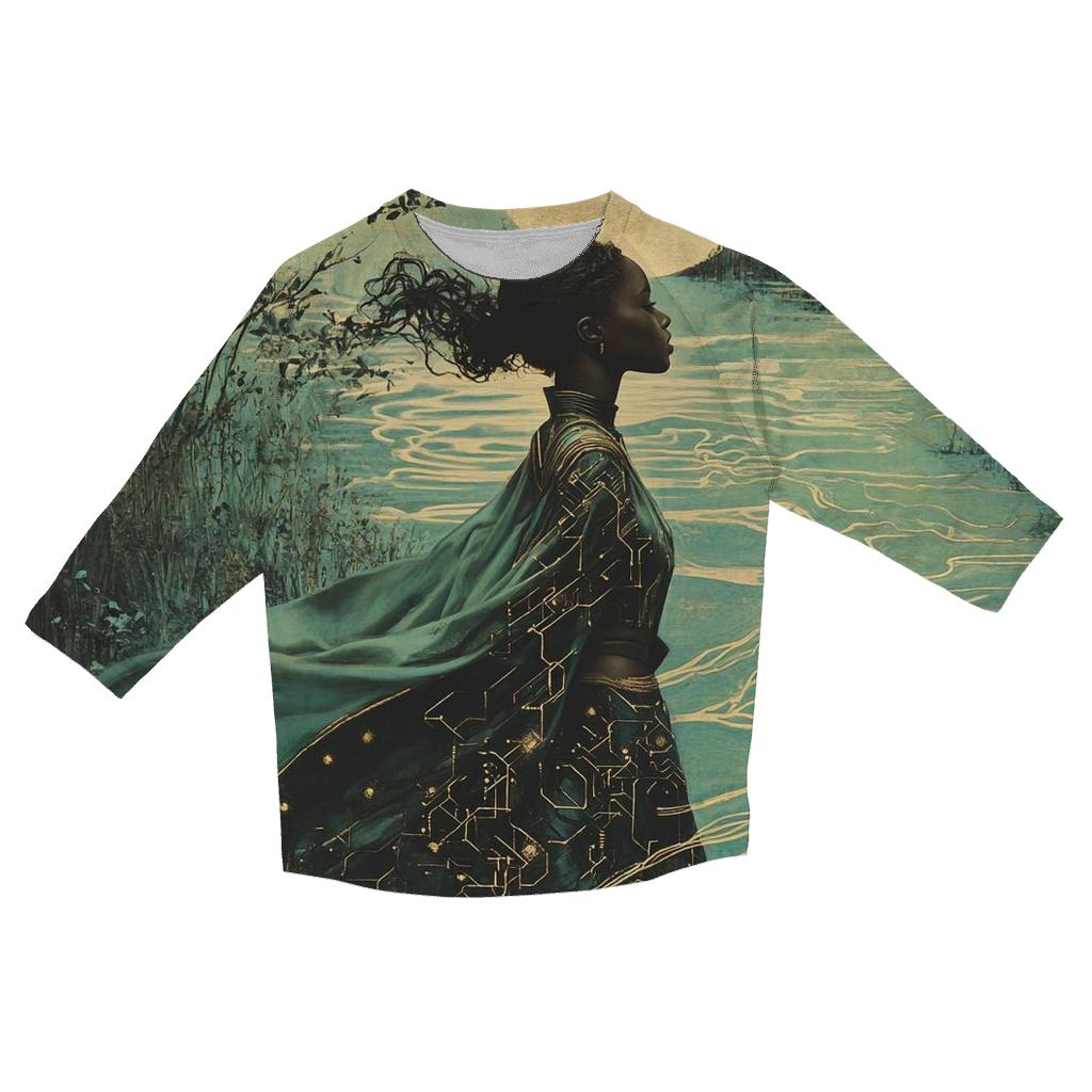 Lupita Nyongo: Nakias Quiet Fury Of Wakandan Rivers casual three quarter sleeve shirts