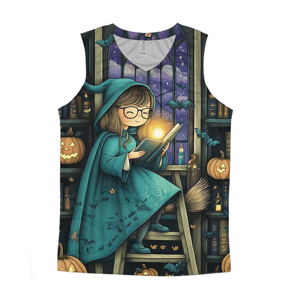 Midnight Library Witch trendy fitted tank tops