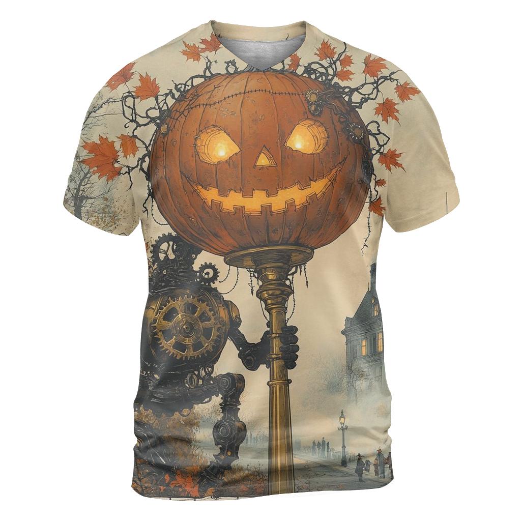 Clockwork Pumpkin Golem custom all-over print shirts