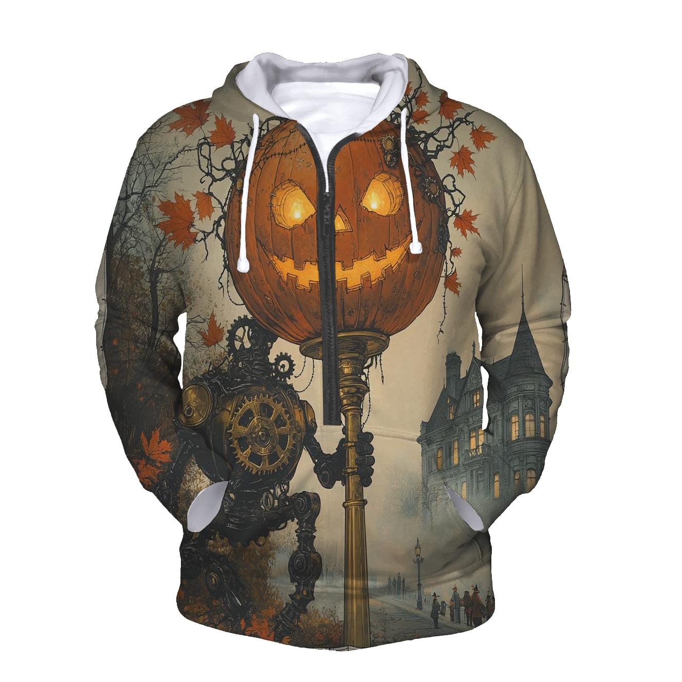 Clockwork Pumpkin Golem premium hoodies