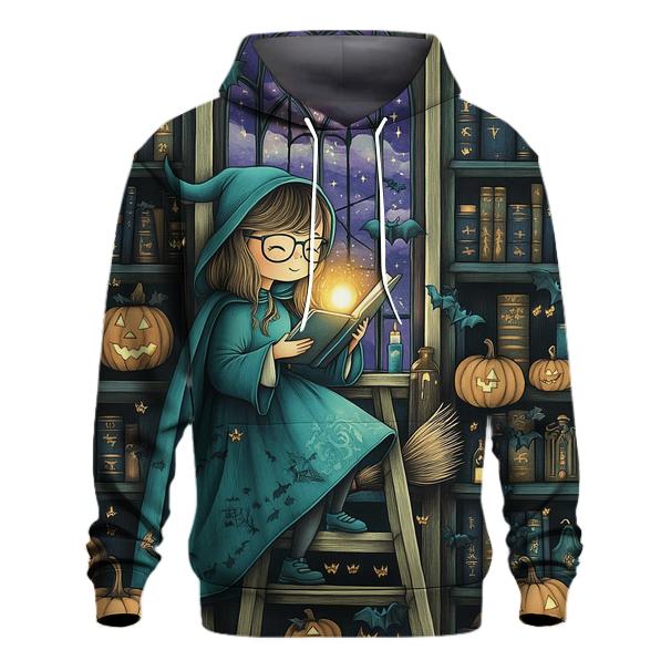 Midnight Library Witch pullover hoodies