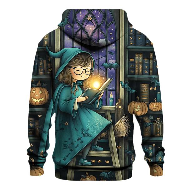 Midnight Library Witch pullover hoodies