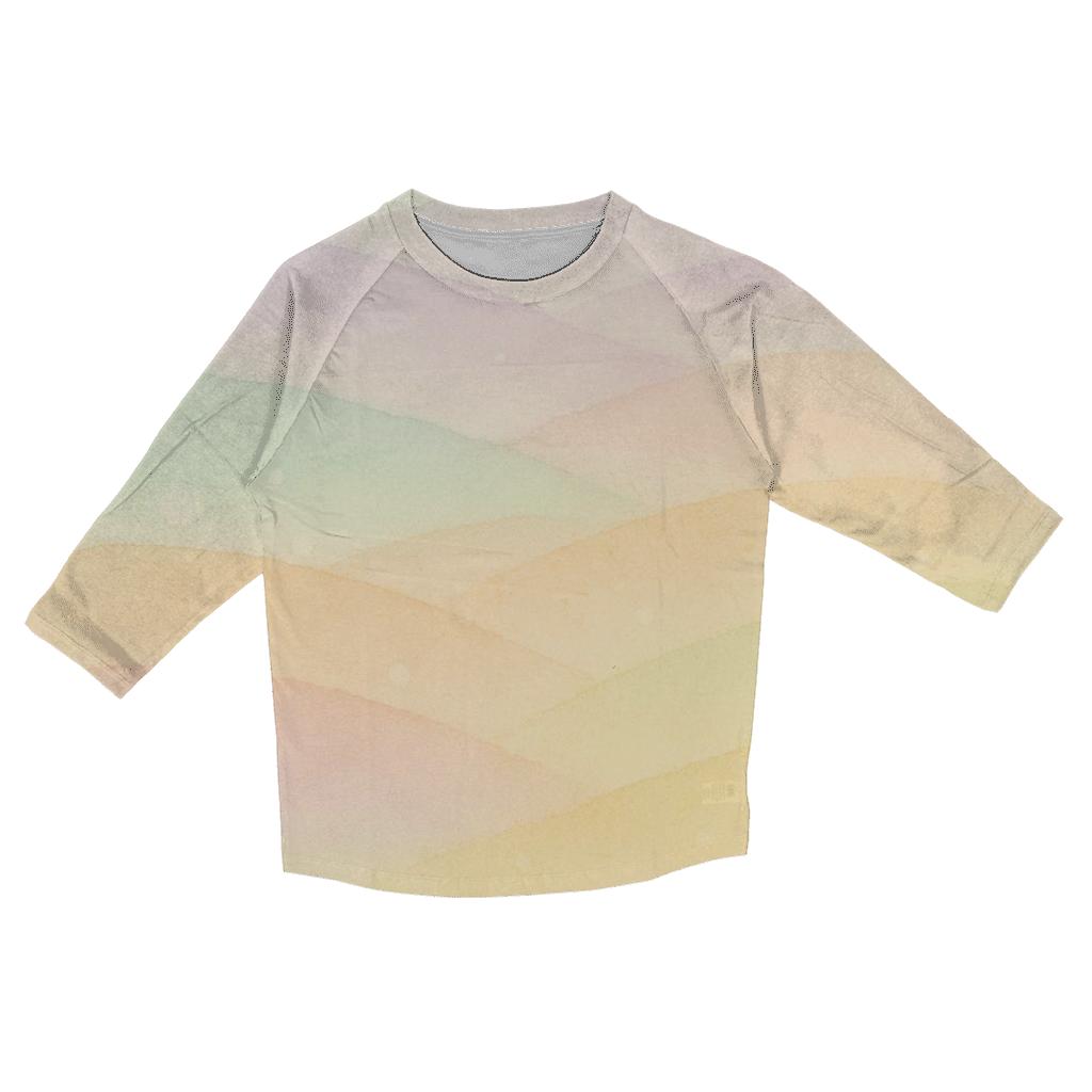 Pastel Meadow Drift stylish quarter sleeve tops