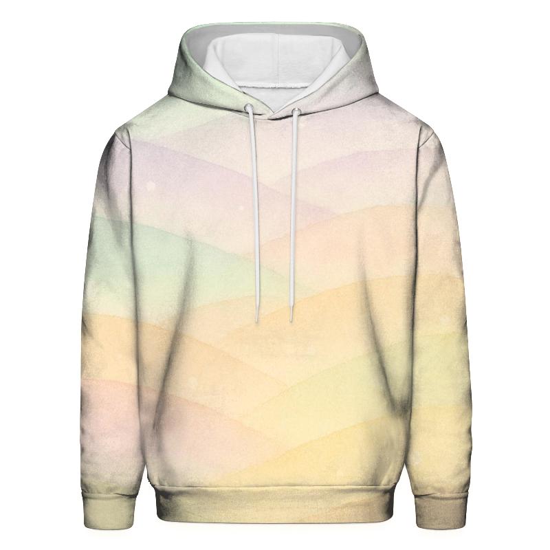 Pastel Meadow Drift graphic hoodies