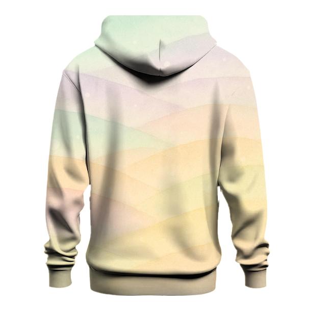 Pastel Meadow Drift graphic hoodies