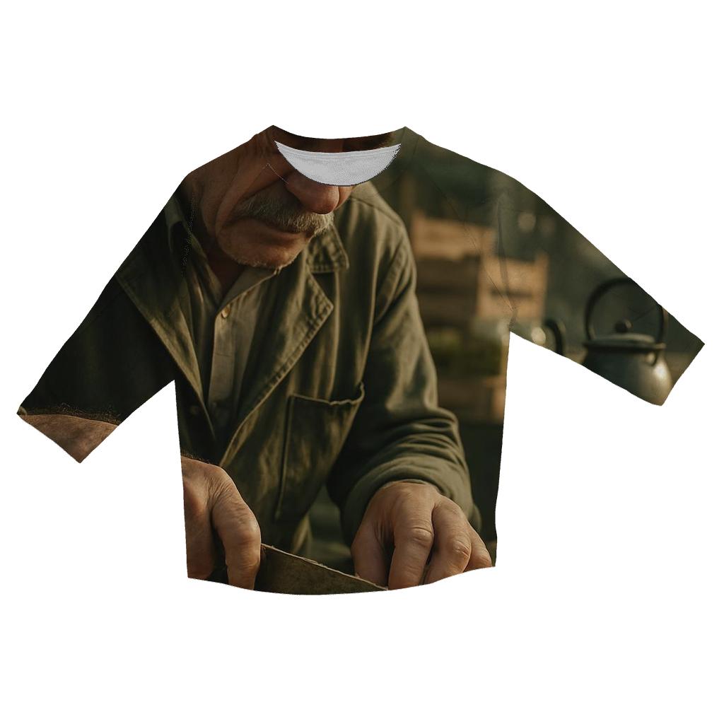 Market Vendor Preparing Cornichon Preservation personalized 3/4 sleeve tees