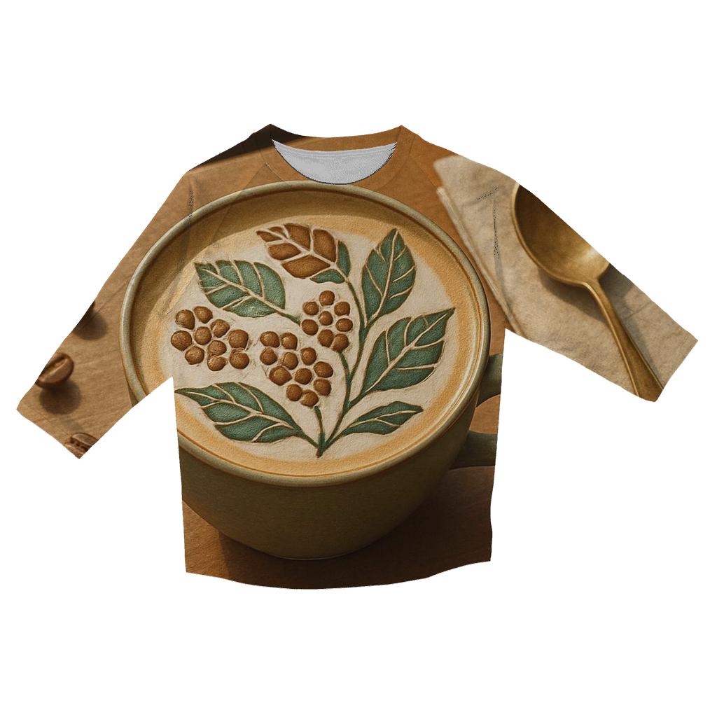 Steam Mosaic casual three quarter sleeve shirts