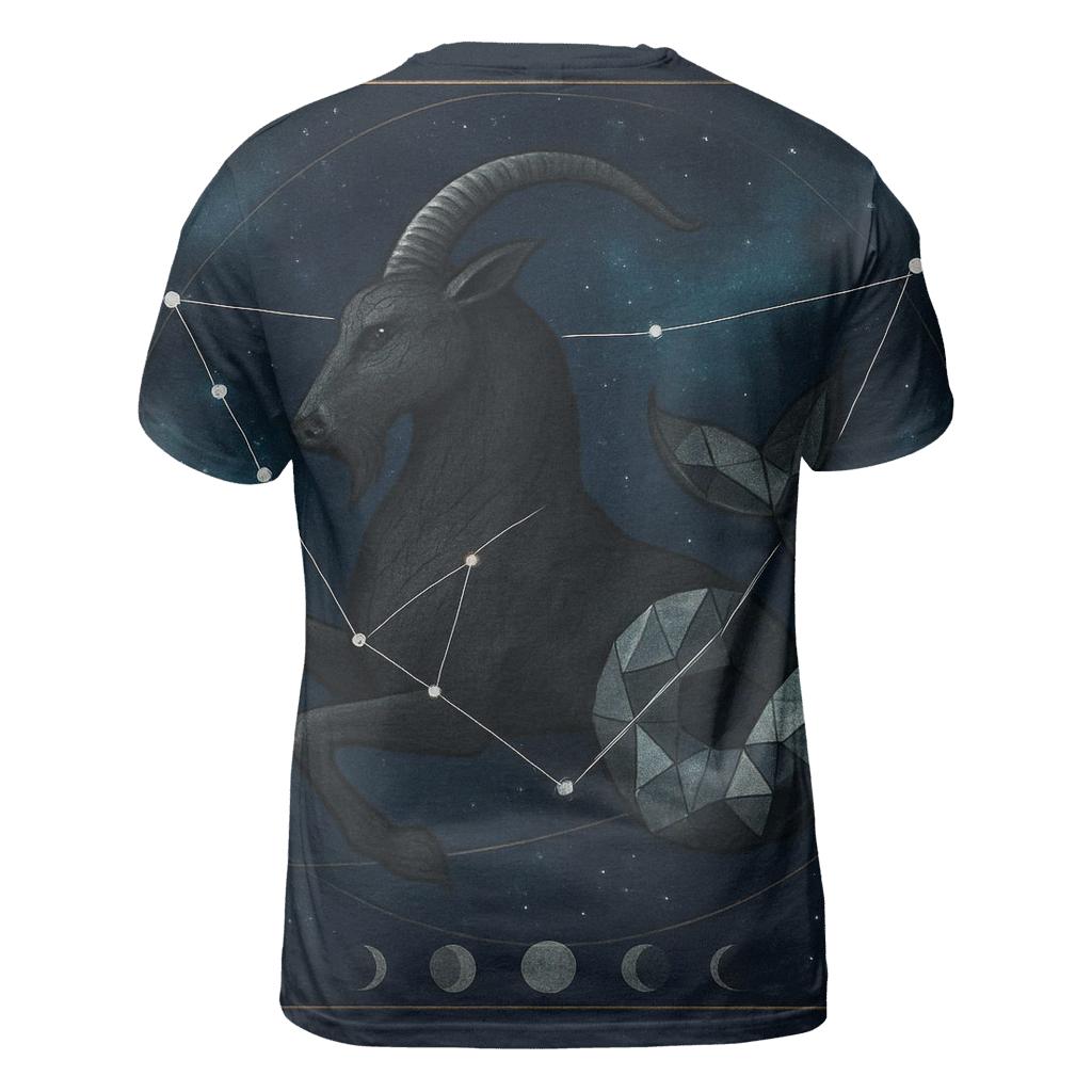 Capricorn Crystal Nebula Portrait personalized full print shirts