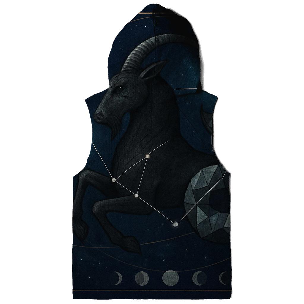 Capricorn Crystal Nebula Portrait hoodies fashion