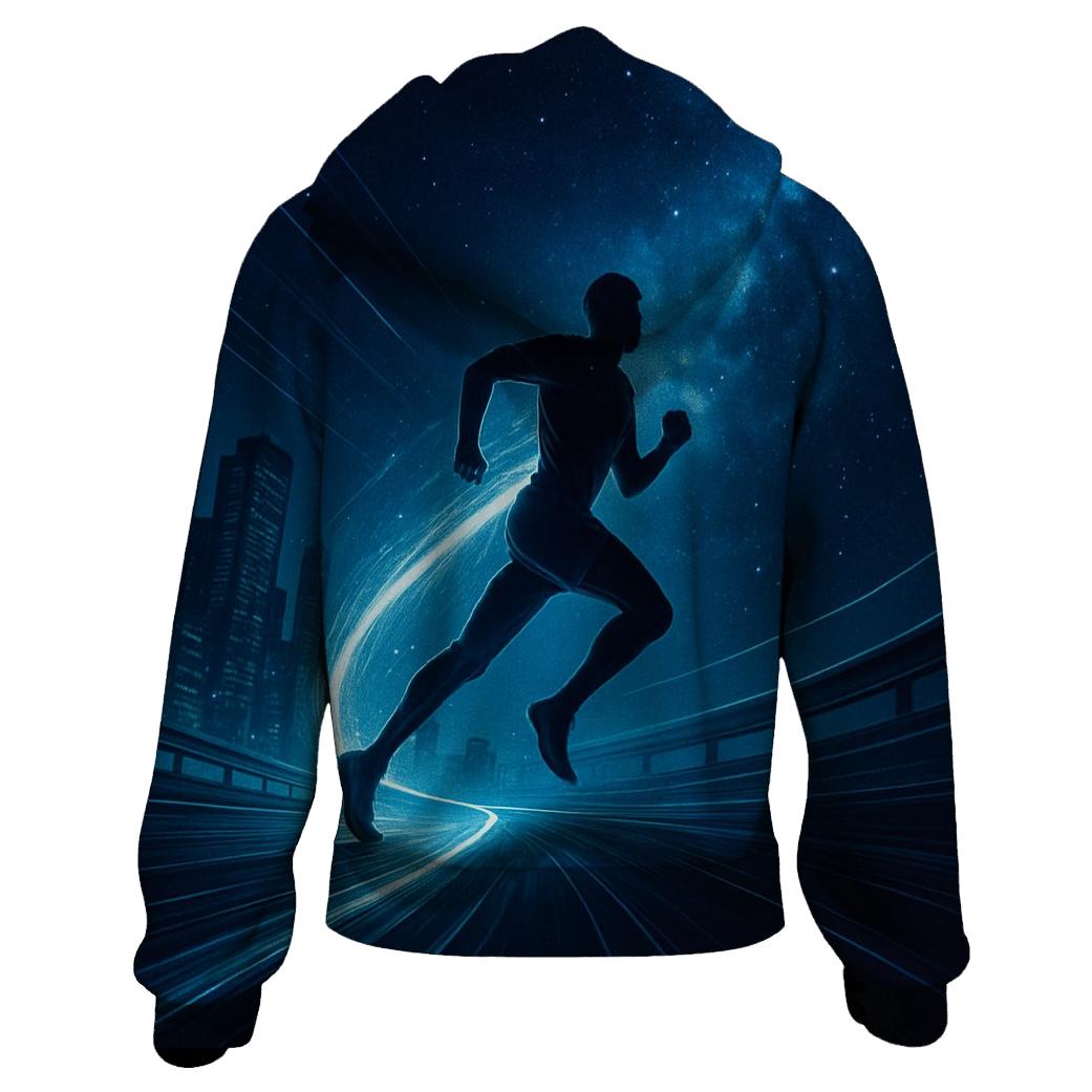 Midnight Marathon Galaxy premium hoodies