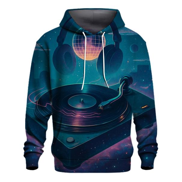 Nebula Turntable zip-up hoodies